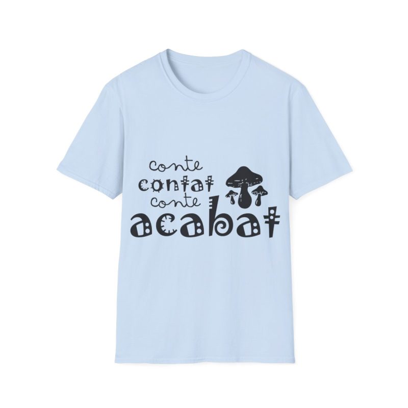 Camiseta Softstyle - Azul claro - Camiseta «Conte contat»