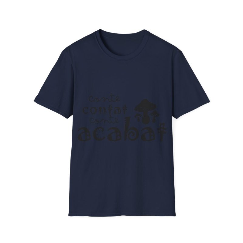 Camiseta Softstyle - Azul marino - Camiseta «Conte contat»