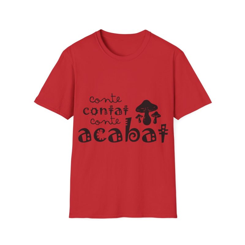 Camiseta Softstyle - Rojo - Camiseta «Conte contat»