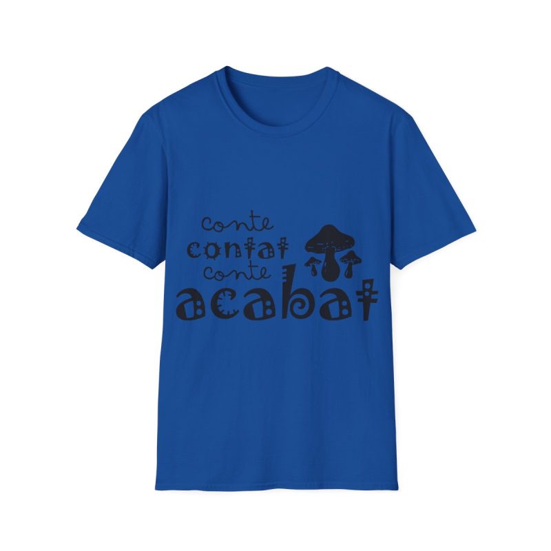 Camiseta Softstyle - Azul royal - Camiseta «Conte contat»