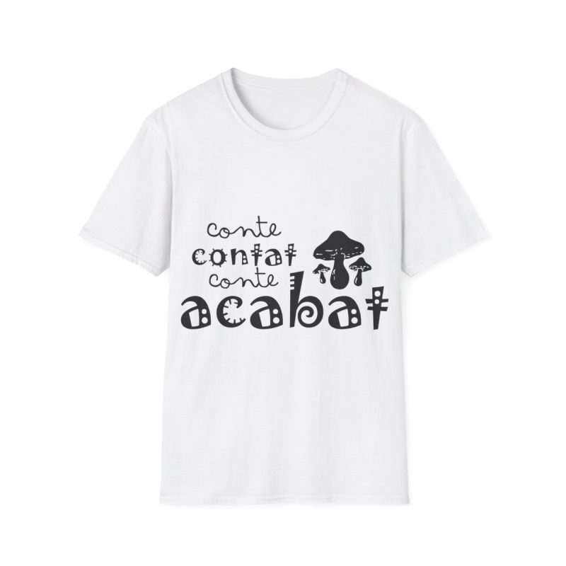 Camiseta Softstyle - Blanco - Camiseta «Conte contat»