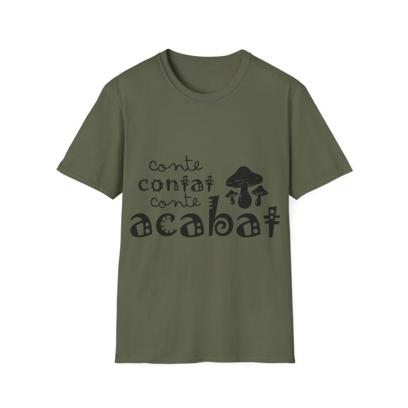 Camiseta Softstyle - Verde militar - Camiseta «Conte contat»