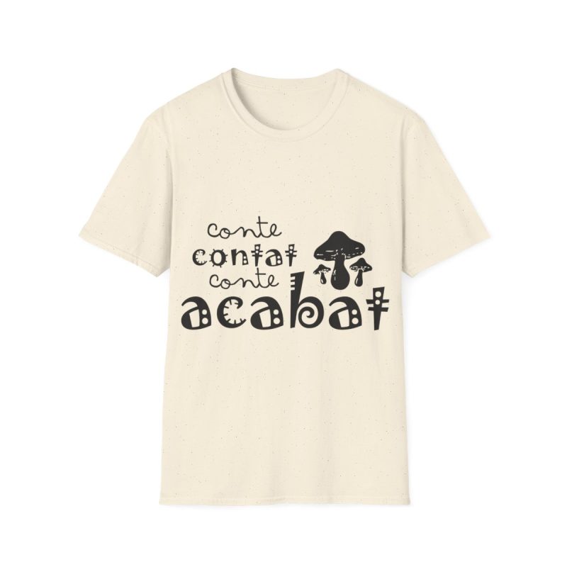 Camiseta Softstyle - Natural - Camiseta «Conte contat»