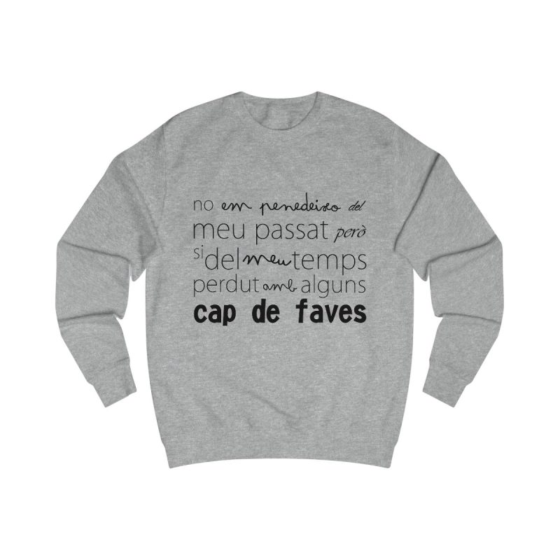Sudadera clasica - Gris jaspeado claro - Camiseta «No em penedeixo»