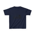 Camiseta infantil algodon grueso - Azul marino - Camiseta «Conte contat»