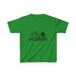 Camiseta infantil algodon grueso - Verde irlandes - Camiseta «Conte contat»