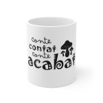 Taza de ceramica - Camiseta «Conte contat»