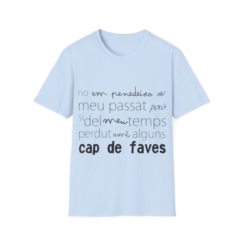 Camiseta Softstyle - Azul claro - Camiseta «No em penedeixo»