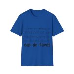 Camiseta Softstyle - Azul royal - Camiseta «No em penedeixo» Camiseta Softstyle - Azul royal - Camiseta «No em penedeixo»