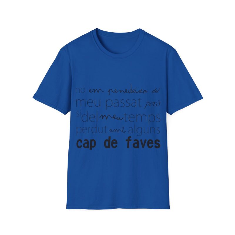 Camiseta Softstyle - Azul royal - Camiseta «No em penedeixo»