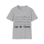 Camiseta Softstyle - Gris deportivo - Camiseta «No em penedeixo» Camiseta Softstyle - Gris deportivo - Camiseta «No em penedeixo»