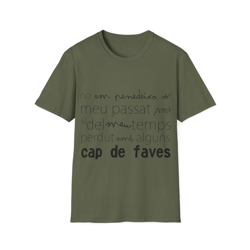 Camiseta Softstyle - Verde militar - Camiseta «No em penedeixo»