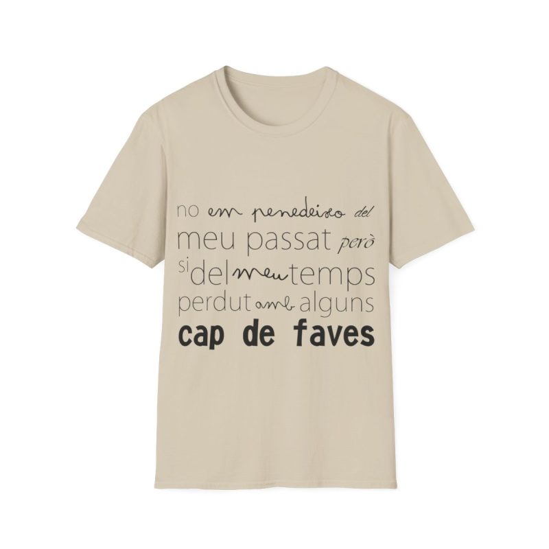 Camiseta Softstyle - Arena - Camiseta «No em penedeixo»