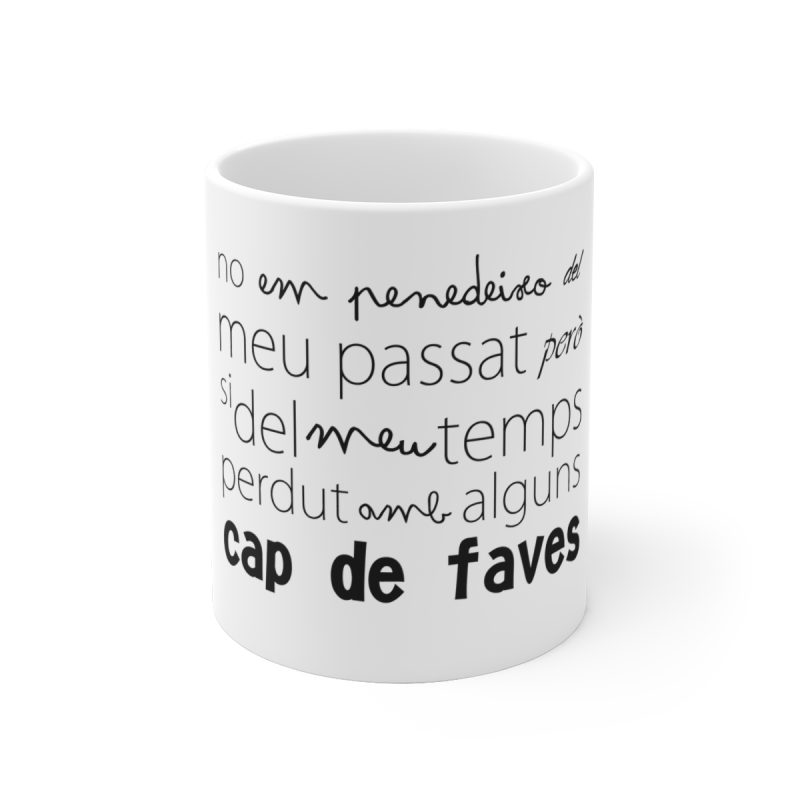 Taza de ceramica - Camiseta «No em penedeixo» Taza de ceramica - Camiseta «No em penedeixo»