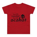 Camiseta hombre punto liso - Rojo - Camiseta «Conte contat» Camiseta hombre punto liso - Rojo - Camiseta «Conte contat»