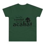 Camiseta hombre punto liso - Verde botella - Camiseta «Conte contat» Camiseta hombre punto liso - Verde botella - Camiseta «Conte contat»