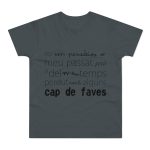 Camiseta hombre punto liso - Gris oscuro - Camiseta «No em penedeixo» Camiseta hombre punto liso - Gris oscuro - Camiseta «No em penedeixo»