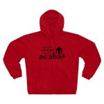 Sudadera capucha con cremallera premium - Rojo - Camiseta «Conte contat» Sudadera capucha con cremallera premium - Rojo - Camiseta «Conte contat»