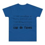 Camiseta hombre punto liso - Azul royal intenso - Camiseta «No em penedeixo» Camiseta hombre punto liso - Azul royal intenso - Camiseta «No em penedeixo»