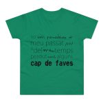 Camiseta hombre punto liso - Verde Kelly - Camiseta «No em penedeixo» Camiseta hombre punto liso - Verde Kelly - Camiseta «No em penedeixo»