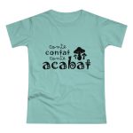 Camiseta mujer punto liso - Verde menta - Camiseta «Conte contat» Camiseta mujer punto liso - Verde menta - Camiseta «Conte contat»