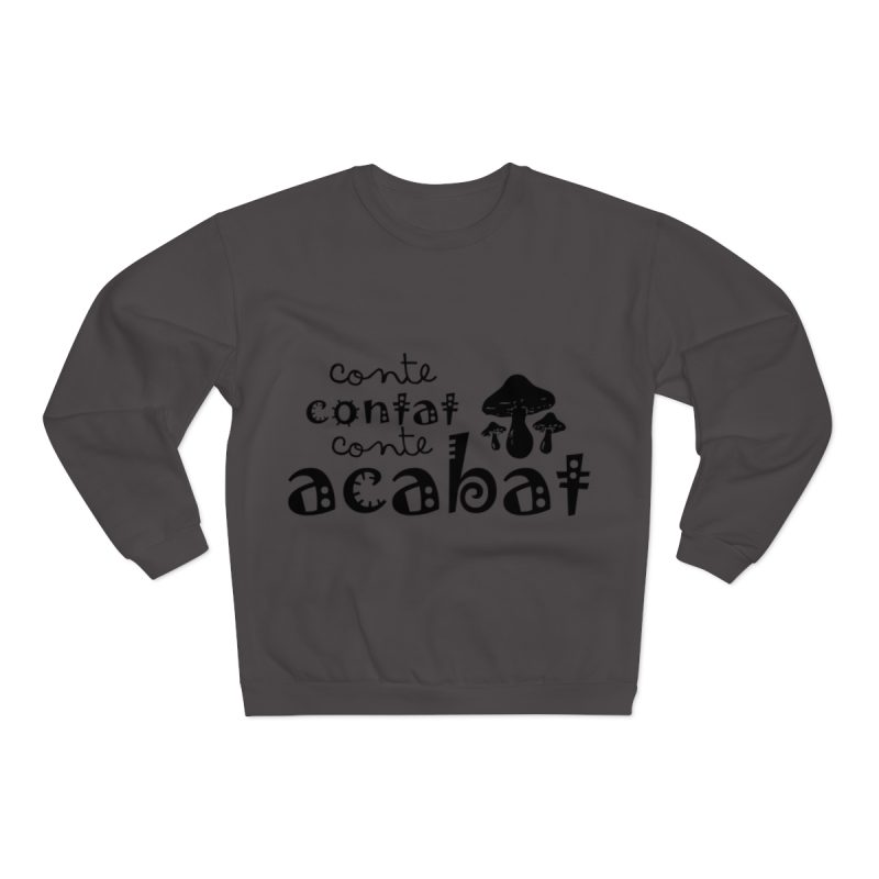 Sudadera cuello redondo premium - Antracita - Camiseta «Conte contat» Sudadera cuello redondo premium - Antracita - Camiseta «Conte contat»