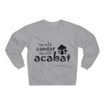 Sudadera cuello redondo premium - Gris jaspeado claro - Camiseta «Conte contat» Sudadera cuello redondo premium - Gris jaspeado claro - Camiseta «Conte contat»