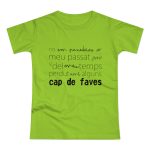 Camiseta mujer punto liso - Verde orquidea - Camiseta «No em penedeixo» Camiseta mujer punto liso - Verde orquidea - Camiseta «No em penedeixo»
