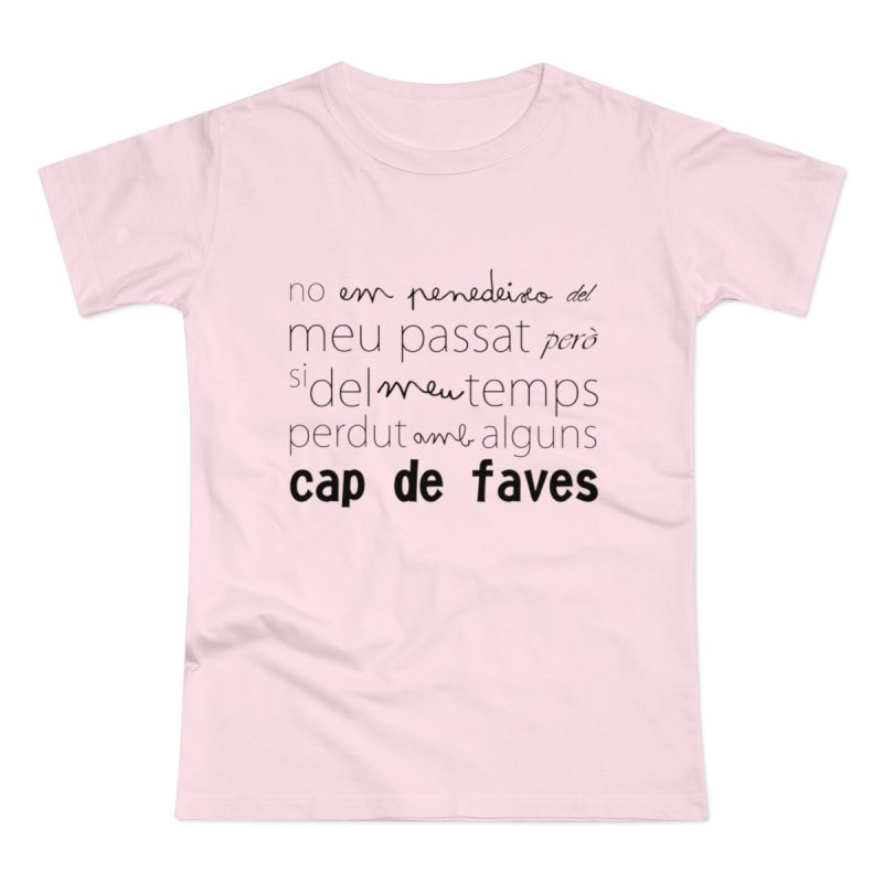 Camiseta mujer punto liso - Rosa orquidea - Camiseta «No em penedeixo»
