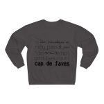 Sudadera cuello redondo premium - Antracita - Camiseta «No em penedeixo»