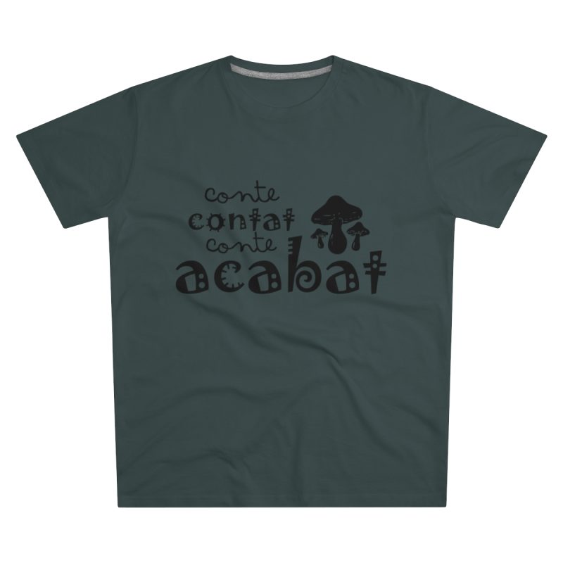 Camiseta hombre corte moderno - Gris marengo - Camiseta «Conte contat»