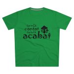 Camiseta hombre corte moderno - Verde Kelly - Camiseta «Conte contat»