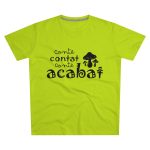 Camiseta hombre corte moderno - Verde lima - Camiseta «Conte contat»