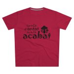 Camiseta hombre corte moderno - Rojo - Camiseta «Conte contat»