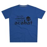 Camiseta hombre corte moderno - Azul royal intenso - Camiseta «Conte contat»