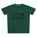 Camiseta hombre corte moderno - Verde botella - Camiseta «Conte contat»