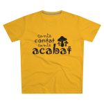 Camiseta hombre corte moderno - Amarillo girasol - Camiseta «Conte contat»
