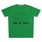Camiseta hombre corte moderno - Verde Kelly - Camiseta «No em penedeixo»