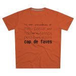 Camiseta hombre corte moderno - Naranja - Camiseta «No em penedeixo»