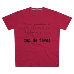 Camiseta hombre corte moderno - Rojo - Camiseta «No em penedeixo»