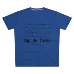 Camiseta hombre corte moderno - Azul royal intenso - Camiseta «No em penedeixo»