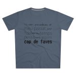 Camiseta hombre corte moderno - Azul marino - Camiseta «No em penedeixo»