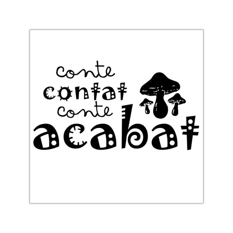 Pegatinas de vinilo cuadradas - Camiseta «Conte contat» Pegatinas de vinilo cuadradas - Camiseta «Conte contat»