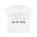 Camiseta mujer algodon medio - Blanco - Camiseta «No em penedeixo» Camiseta mujer algodon medio - Blanco - Camiseta «No em penedeixo»