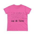 Camiseta mujer algodon medio - Rosa azalea - Camiseta «No em penedeixo» Camiseta mujer algodon medio - Rosa azalea - Camiseta «No em penedeixo»