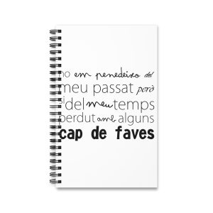 Cuaderno de espiral - Camiseta «No em penedeixo»