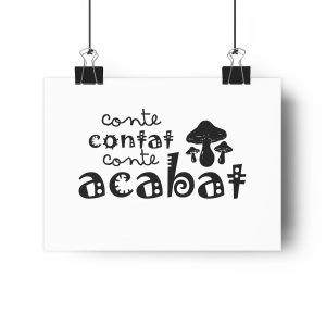 Lamina Giclee - Camiseta «Conte contat»
