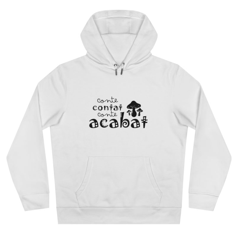 Sudadera con capucha King - Blanco - Camiseta «Conte contat» Sudadera con capucha King - Blanco - Camiseta «Conte contat»