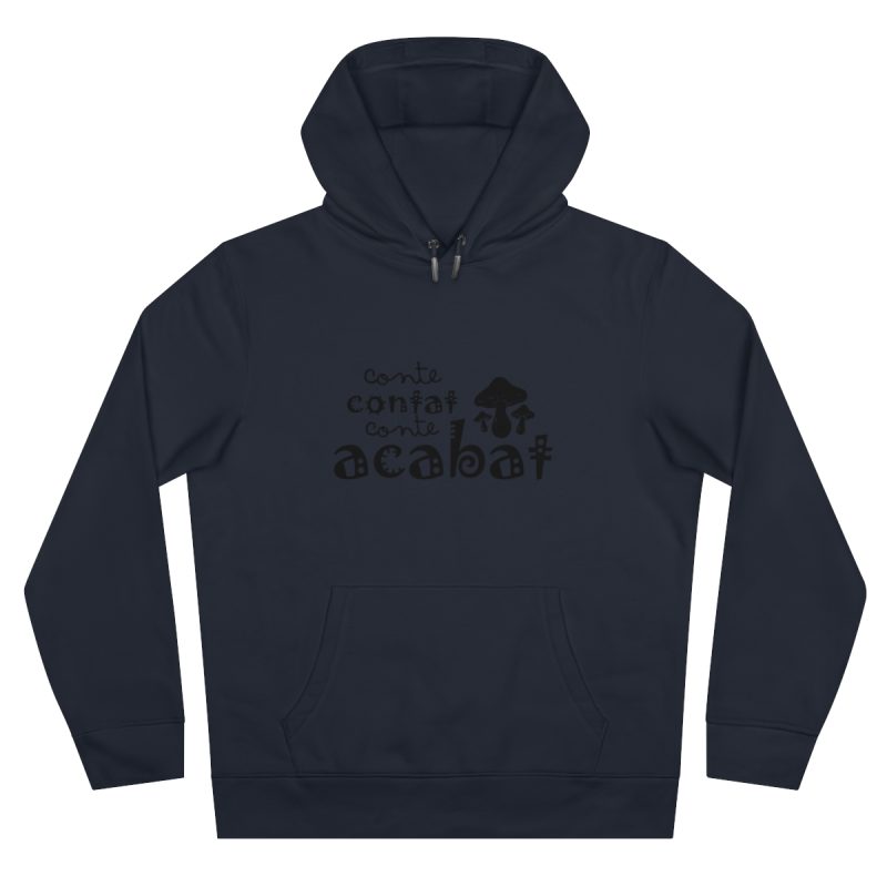 Sudadera con capucha King - Azul marino - Camiseta «Conte contat»