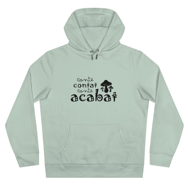 Sudadera con capucha King - Verde agua - Camiseta «Conte contat»